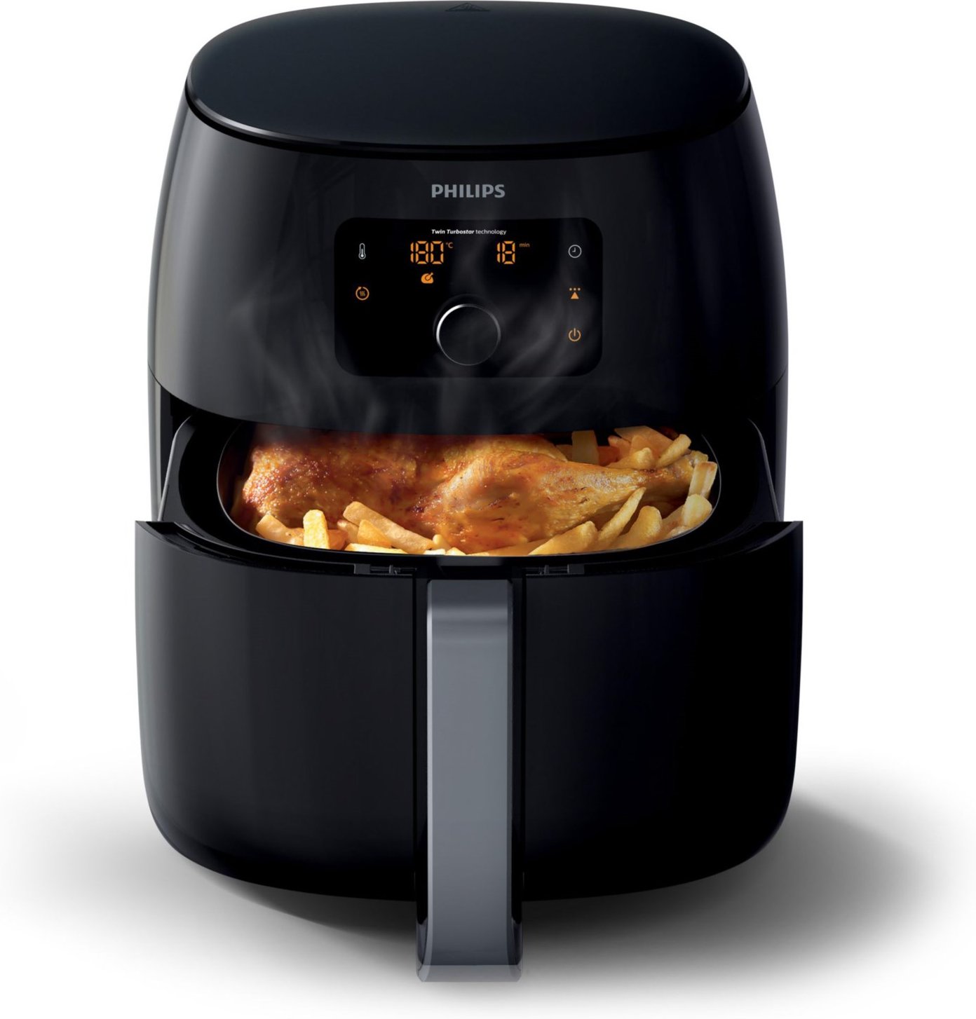 HD9651/90 Airfryer XXL Heißluft-Fritteuse schwarz