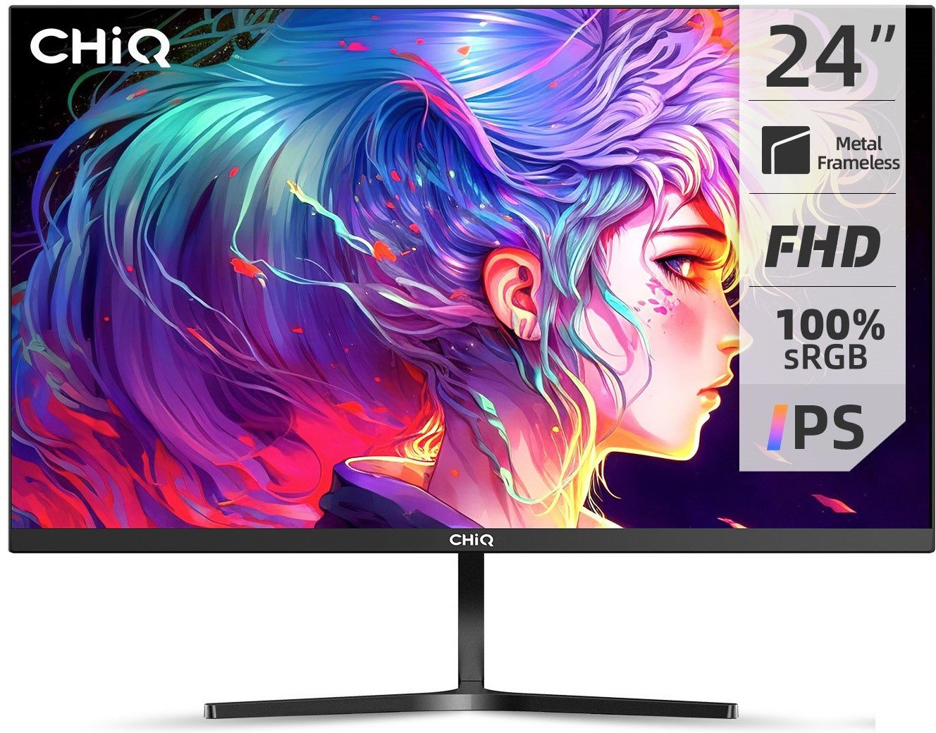 24F650 60 cm (24") TFT-Monitor mit LED-Technik schwarz