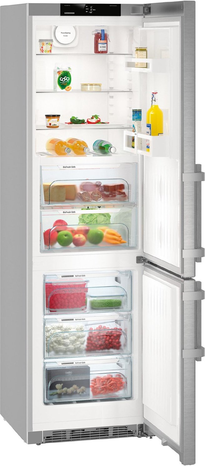 KGBNf 2060-3 Kühl-/Gefrierkombination edelstahl/cleansteel