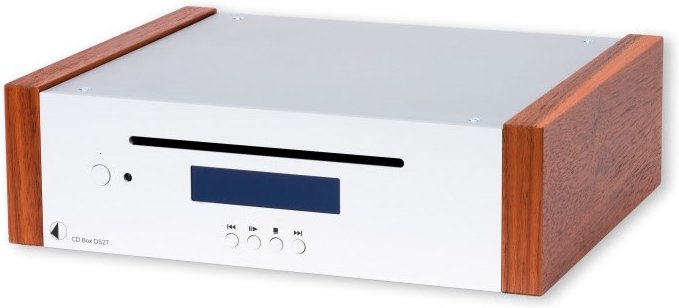 CD Box DS2T CD-Spieler silber/rosenut