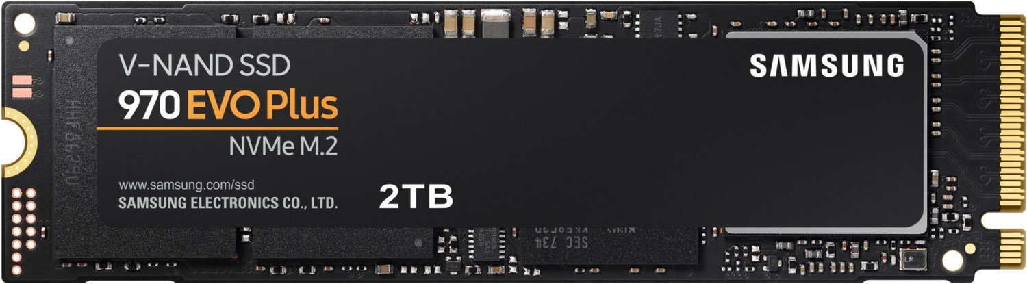 970 EVO Plus 2TB PCIe NVMe M.2 (2280) Internal Solid State Drive (SSD) (MZ-V7S2T0)