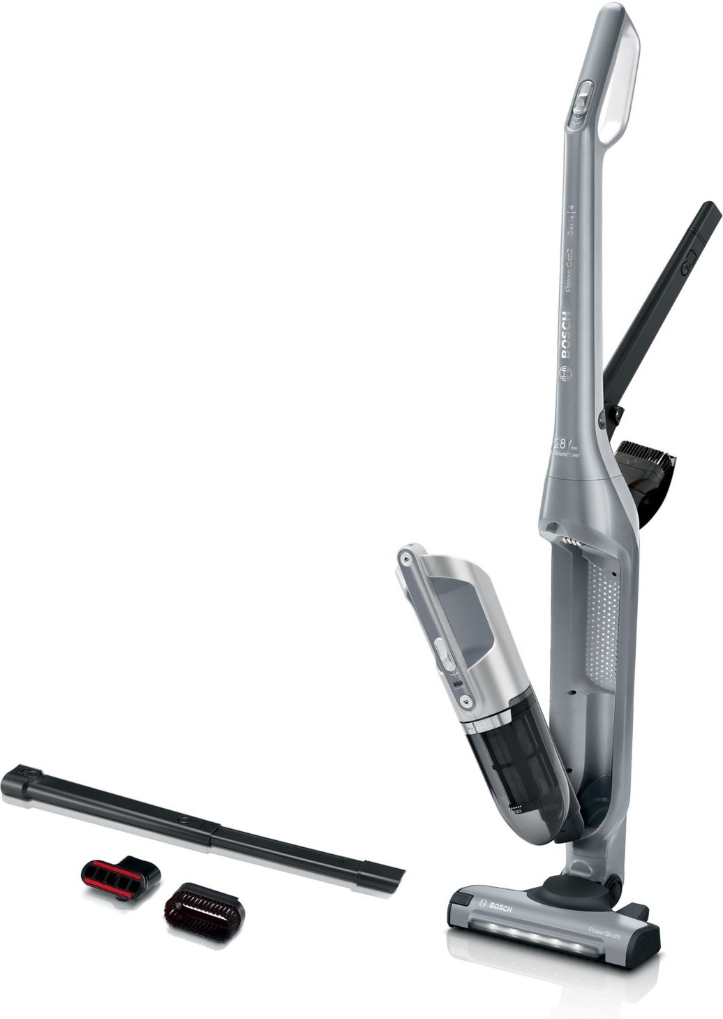 BBH3K2801 Akku-Stielsauger concrete silver