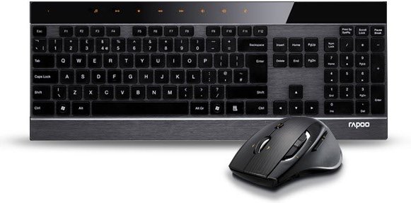8900P Kabelloses Tastatur-Set schwarz