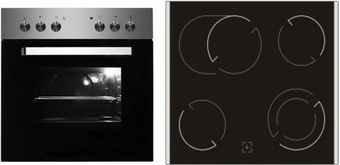 BIC 7-2 KB GK IX-2 Herdset edelstahl + edelstahl/rahmenlos