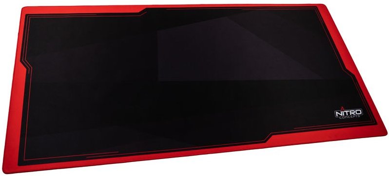 Deskmat DM16 Gaming-Schreibtischunterlage schwarz/inferno red