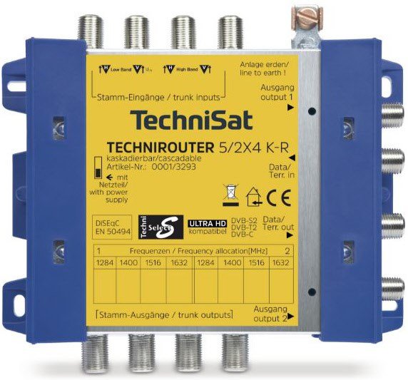 Thumbnail - Technirouter 5/2 x 4 K-R Multischalter-Kaskade