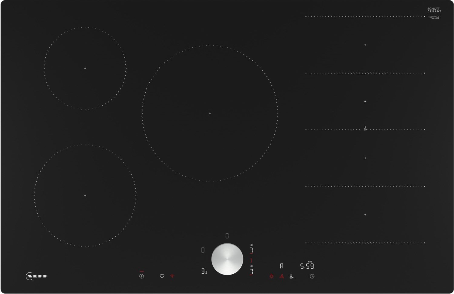 T68PTV4L0 Autark-Induktionskochfeld schwarz