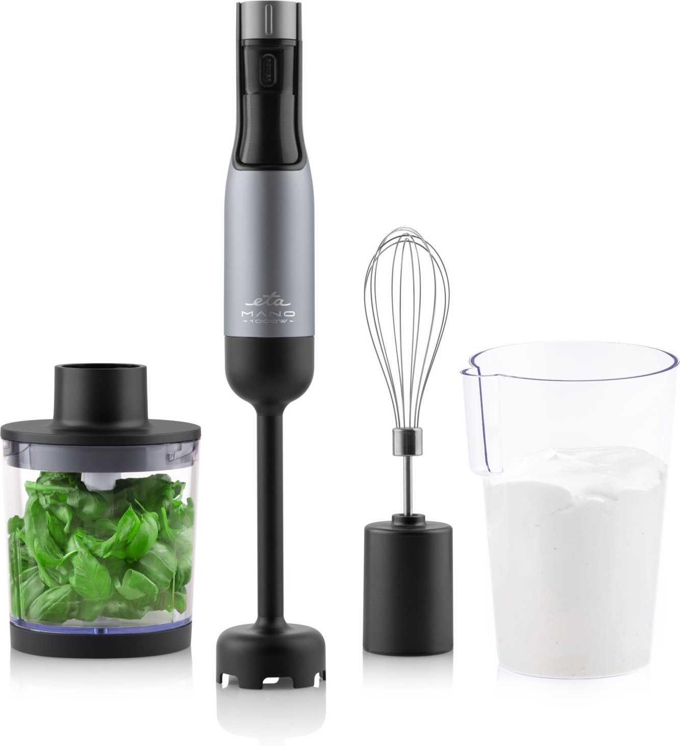 Mano Stabmixer elegantes grau