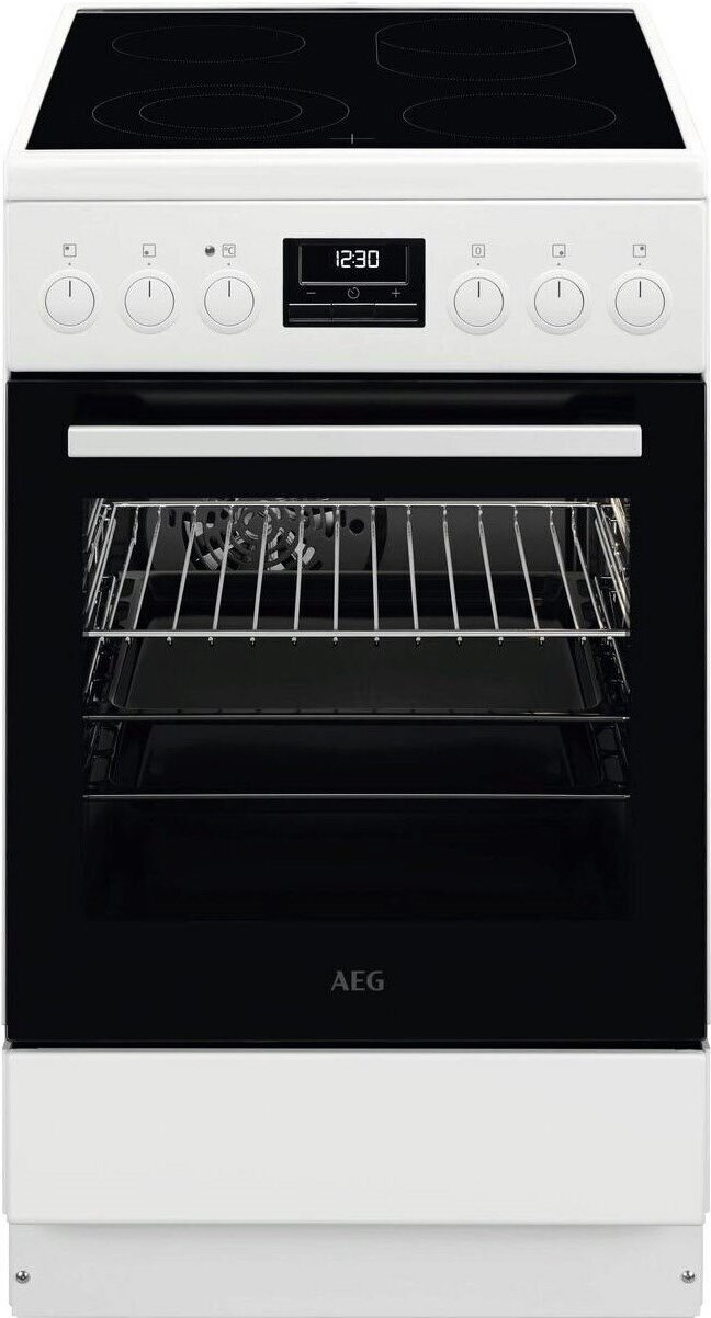 CCB5449BBW Elektroherd mit Glaskeramikfeld weiss