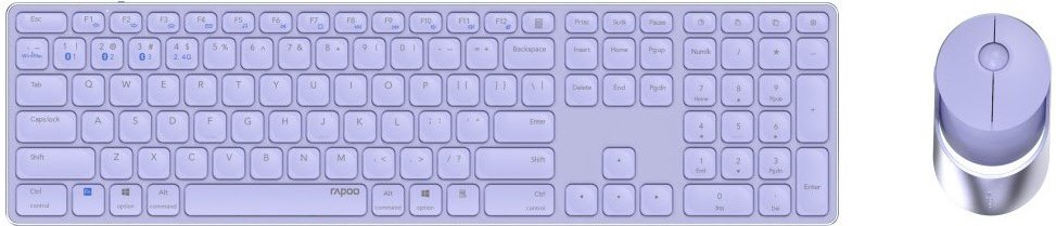 9850M (DE) Kabelloses Tastatur-Set lila