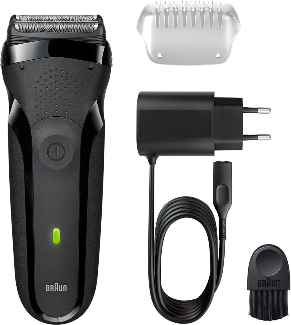 301 Series 3 + Rasierbeutel Rasierer schwarz