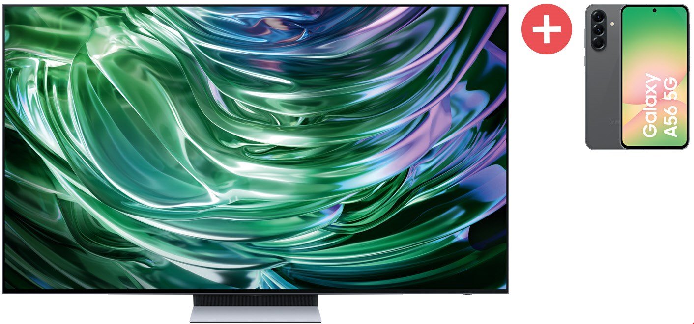 GQ65S93DAT 163 cm (65") OLED-TV graphitschwarz + Dein Geschenk: Galaxy A56 (128 GB) awesome graphite