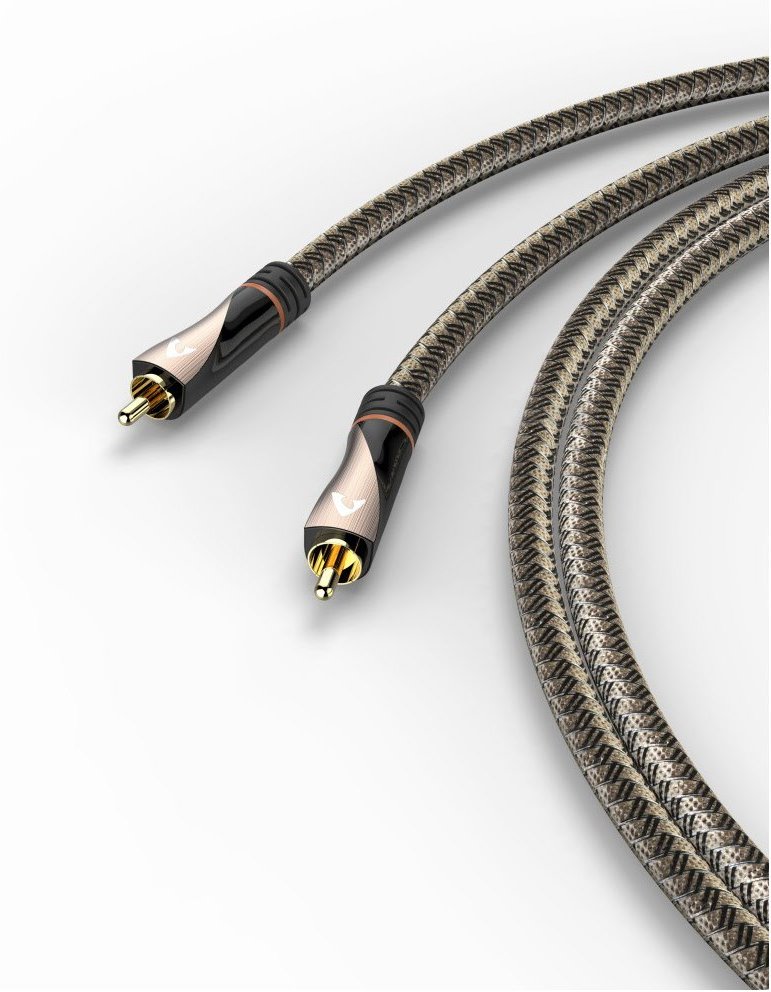 Digitales Cinch-Kabel (2m) braun