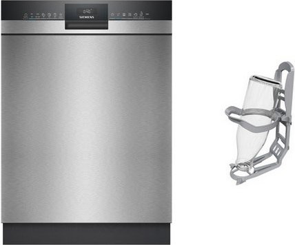 SN43EUEUCE Unterbau-Geschirrspüler 60 cm bestehend aus SN43ES22CE + SZ36BH00 edelstahl