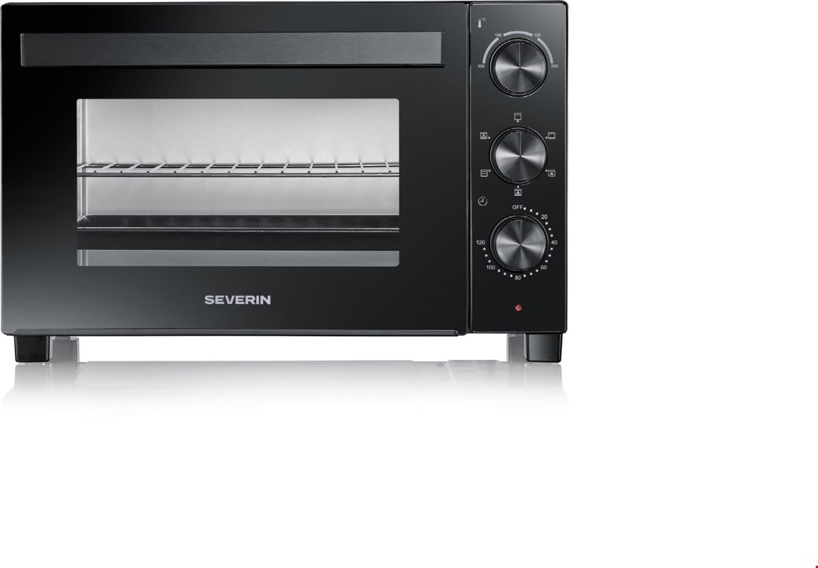 TO 2075 Backofen mit Drehspieß und Umluft schwarz