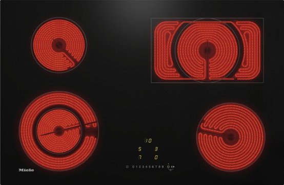 KM 6523 FL Autark-Glaskeramikfeld schwarz