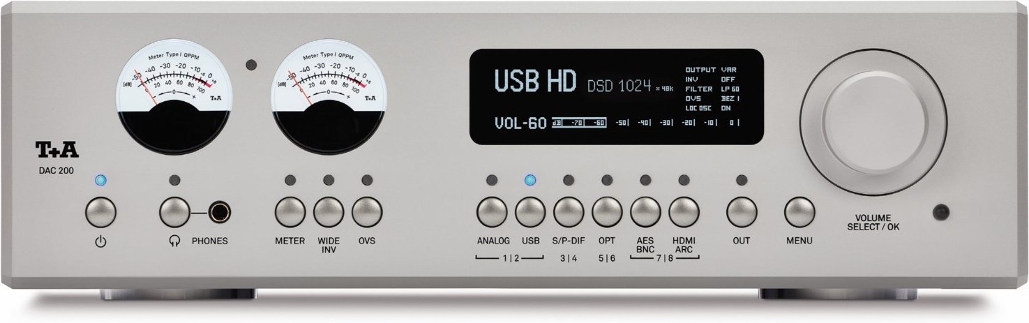 DAC 200 (V1.0) Wandler silber