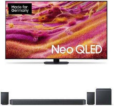 GQ55QN93FAT 138 cm (55") Neo QLED Vision AI Smart TV titanschwarz inkl. HW-Q995GF Soundbar titanschwarz