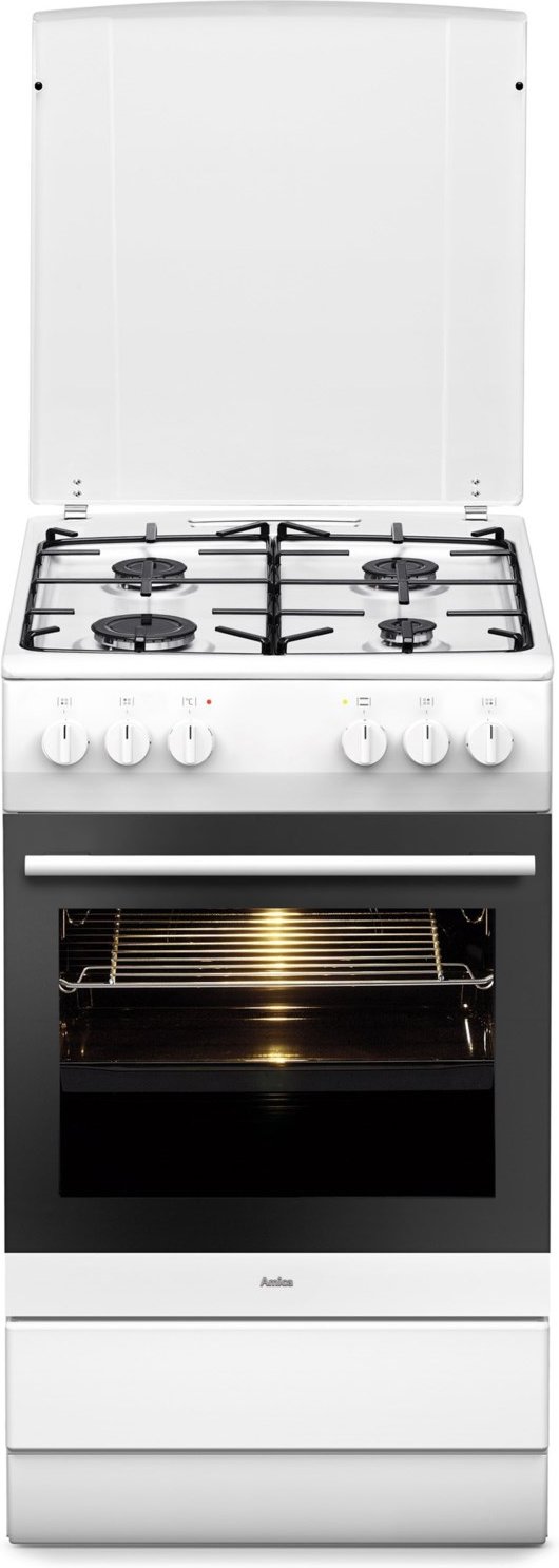 SHEG 11557 W Gas-Kombi-Standherd weiß