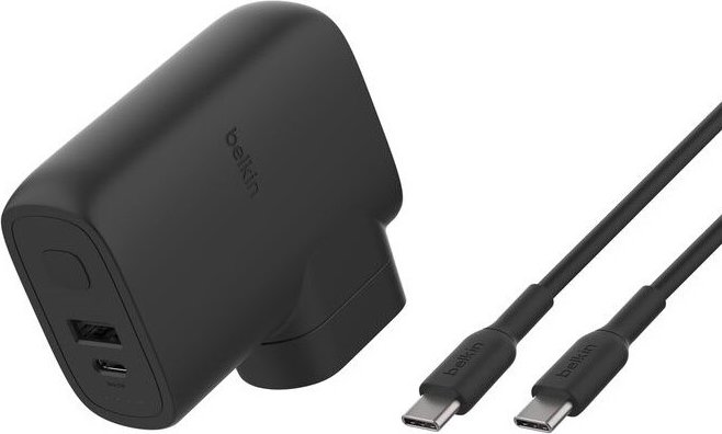 Boost Charge (5.000mAh ) Powerbank inkl. Reisestecker-Set schwarz
