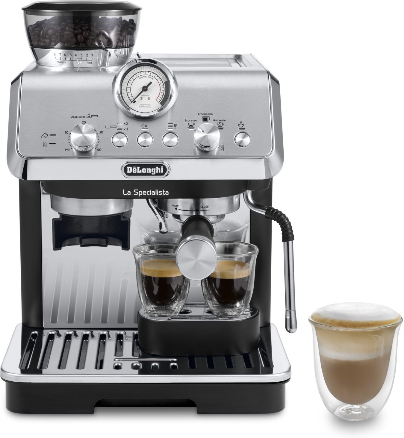 EC 9155.MB La Specialista Arte Siebträgermaschine metall/schwarz