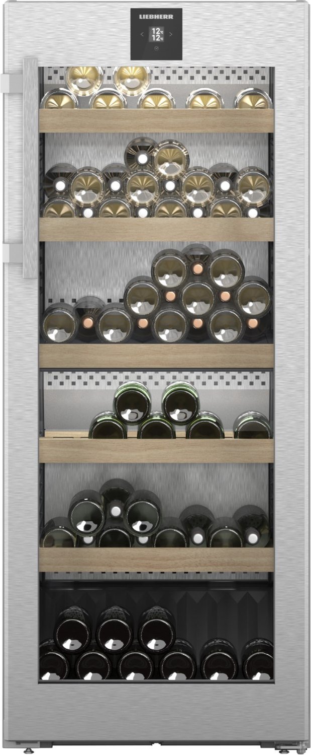 WPsd 4652-20 Weintemperierschrank edelstahl