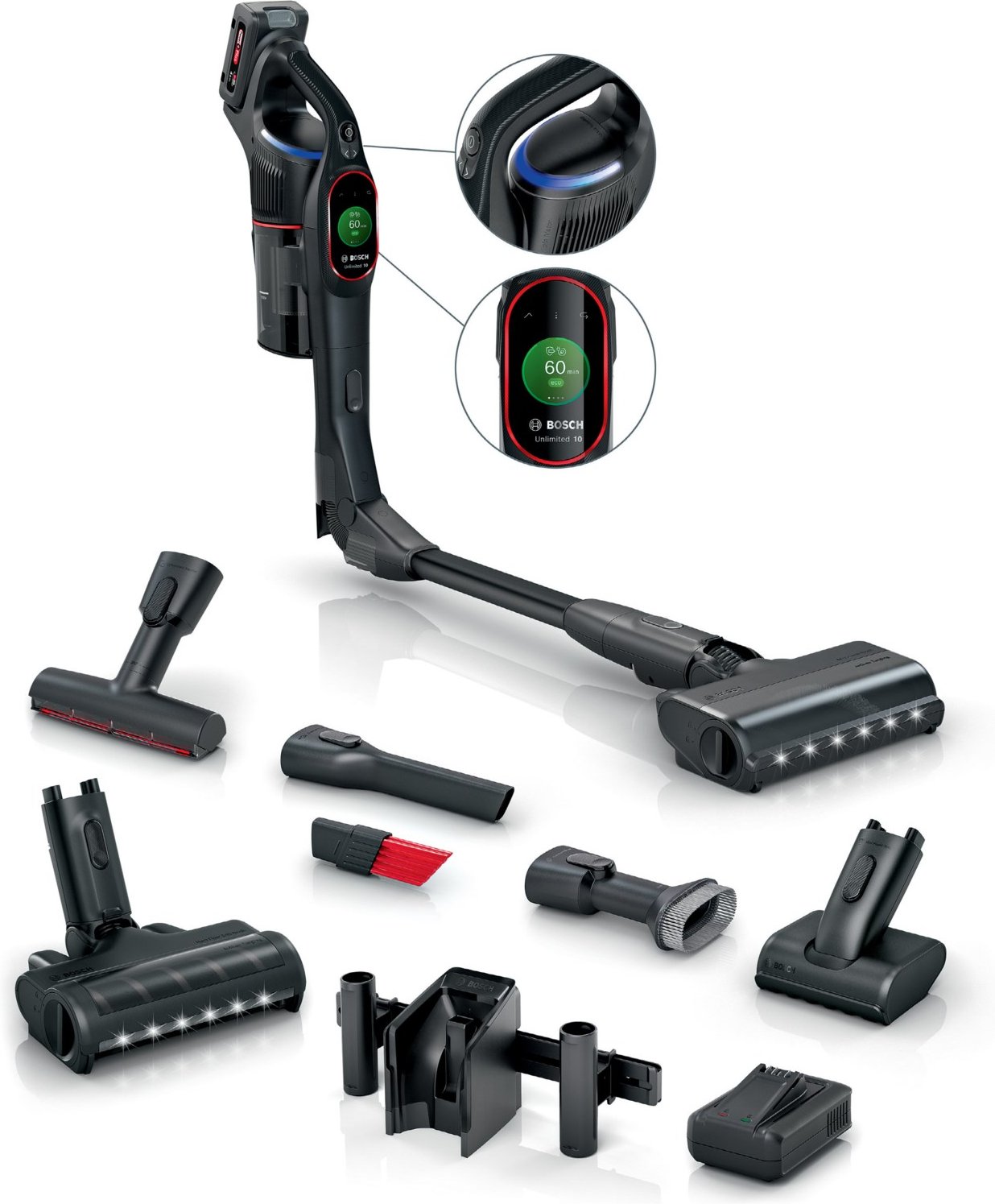 BKS1051POW Akku-Stielstaubsauger schwarz