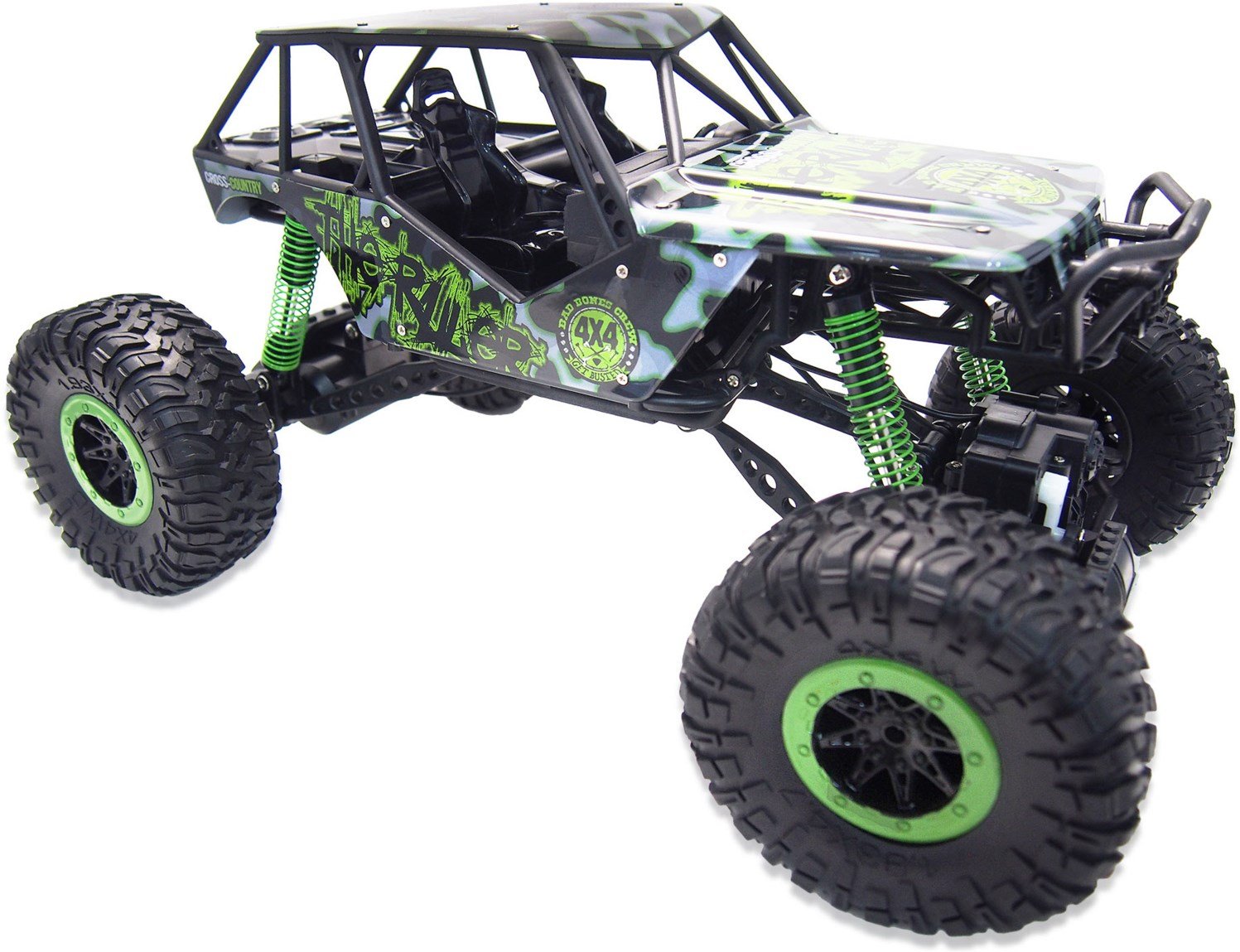 Crazy Crawler RC Auto grün