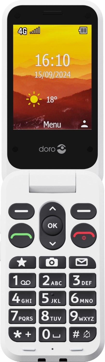 Leva L20 Seniorenhandy rot/weiß