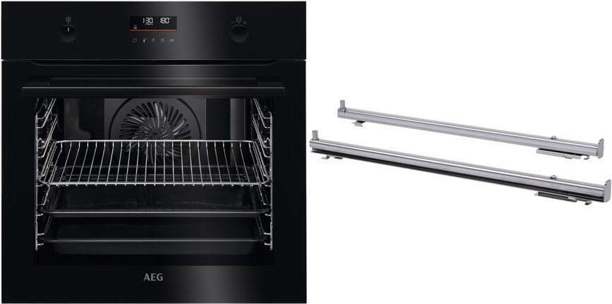 BPF535B2V2 Einbaubackofen bestehend aus BPE535060B + TR2LFV schwarz