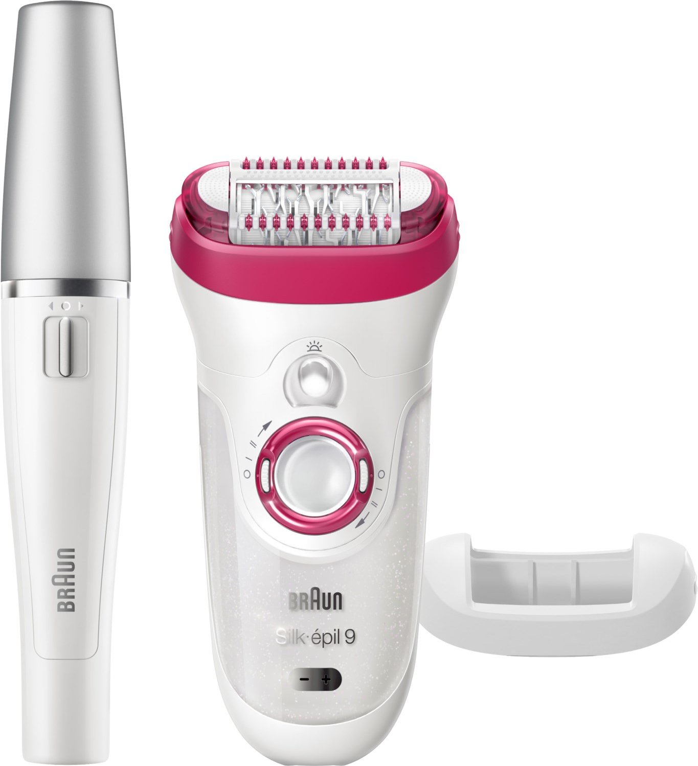 Silk-épil 9 9-538 – Kabelloser Wet&Dry Epilierer mit 3 Aufsätzen, darunter ein Epilieraufsatz für Ge