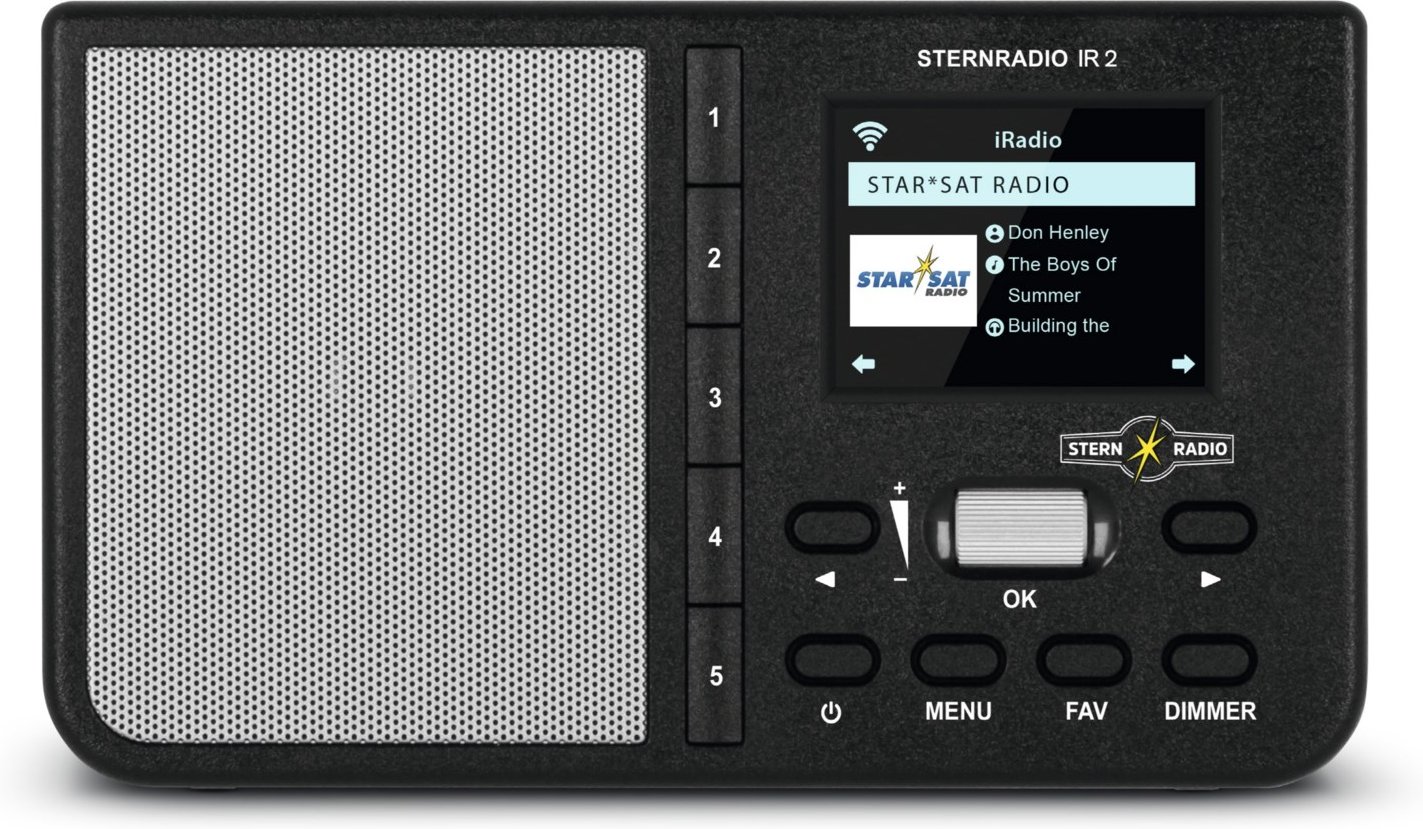 Sternradio IR 2 Internetradio schwarz