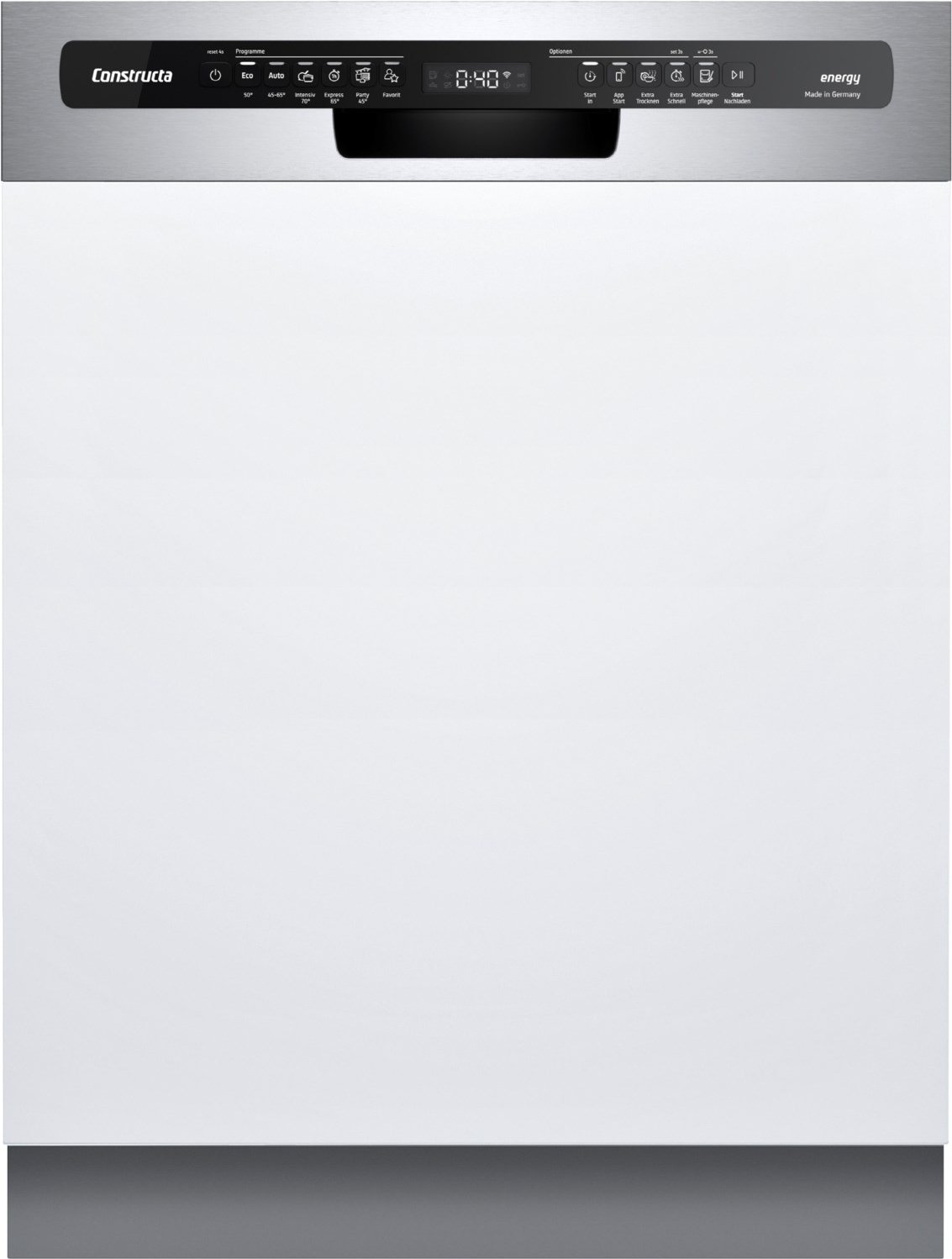 CG6IS00HAD teilintegrierbarer 60 cm Geschirrspüler edelstahl