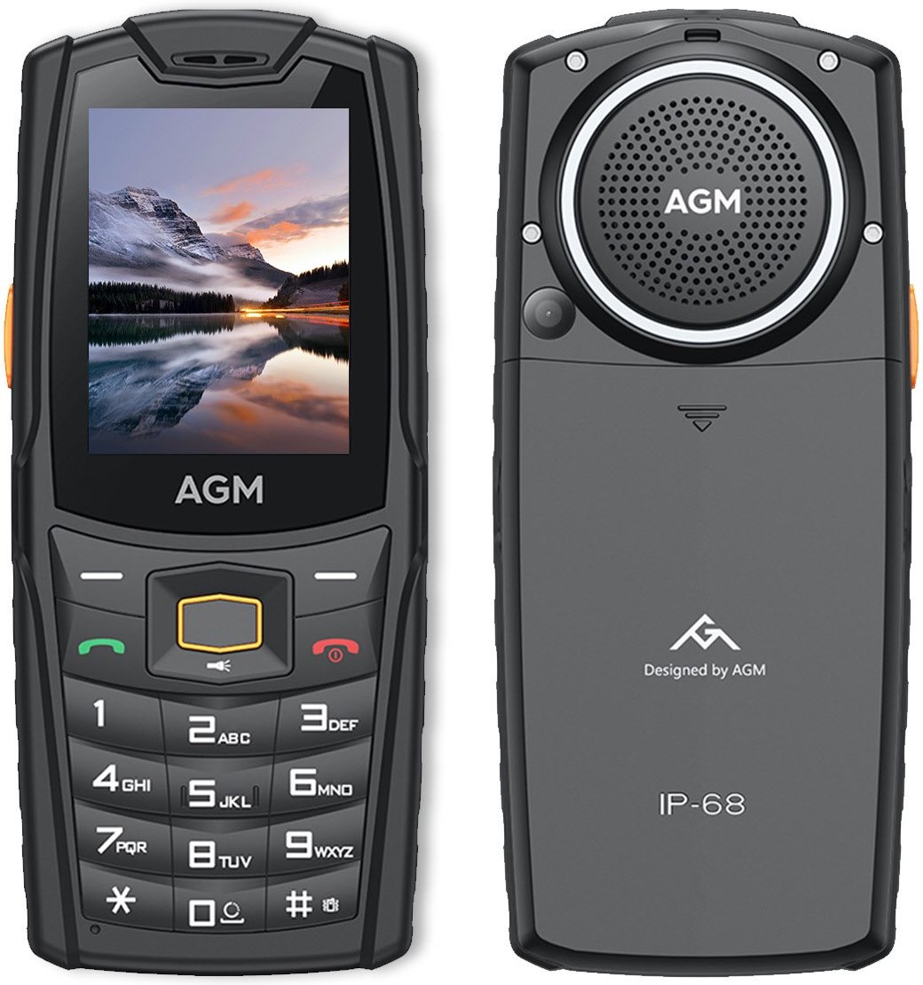 M6 Tasten Handy schwarz