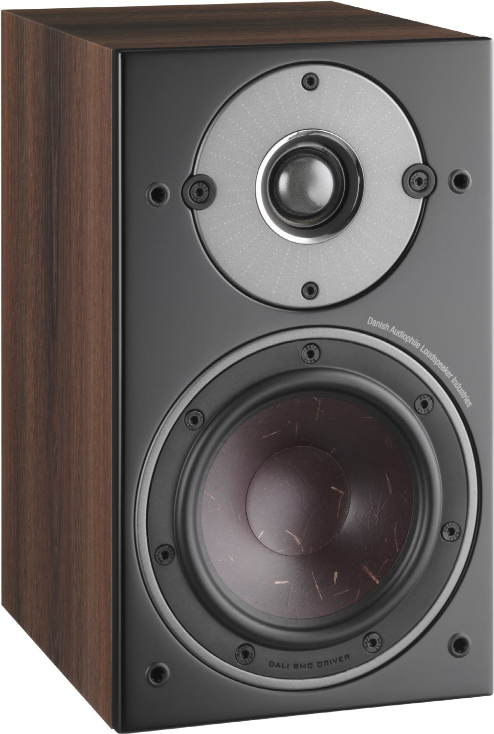 Oberon 1 /Stück Klein-/Regallautsprecher walnuß dunkel