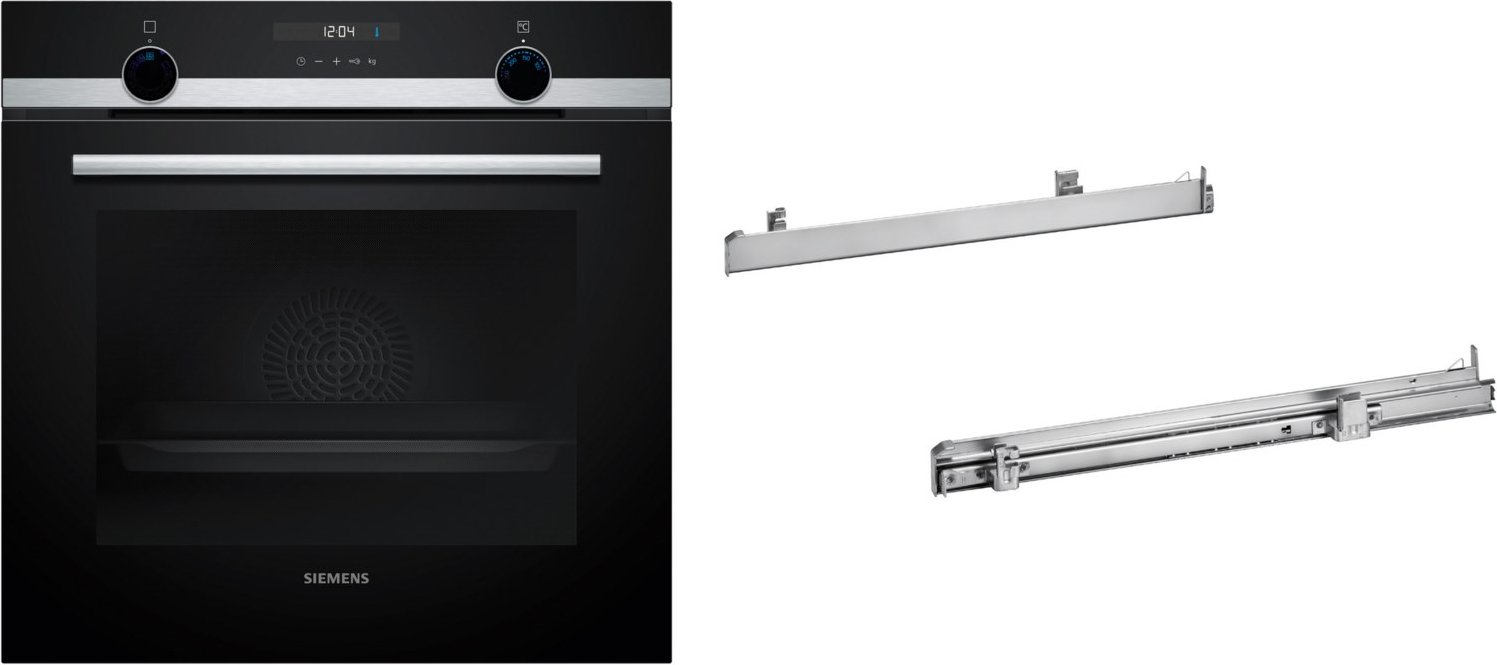 EQ518ABSHB Einbaubackofen bestehend aus HB517GBS3 + HZ538000 edelstahl