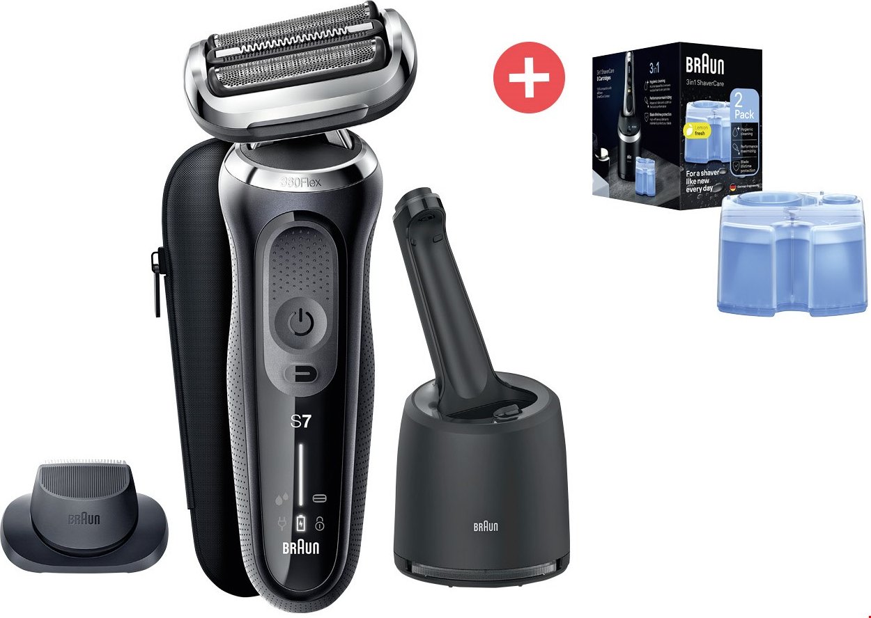 Thumbnail - 71-N7200cc Series 7 + Dein Geschenk Nachfüllkartuschen (2er-Pack) Rasierer