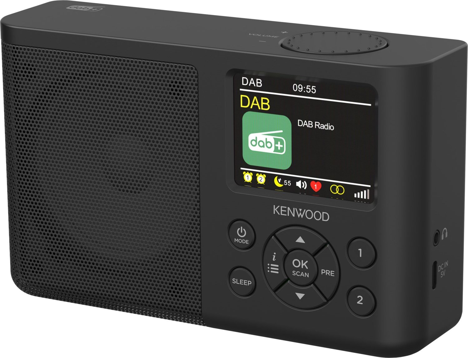 CR-M33DAB-B Digitalradio schwarz