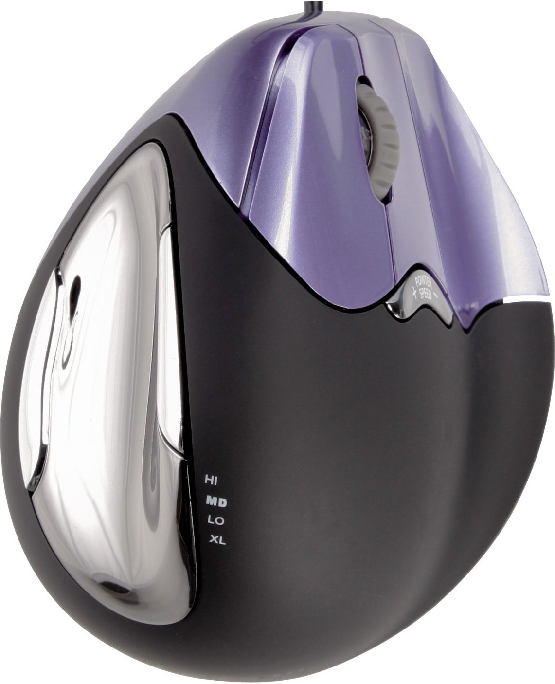 VerticalMouse 4 Small schwarz/violett