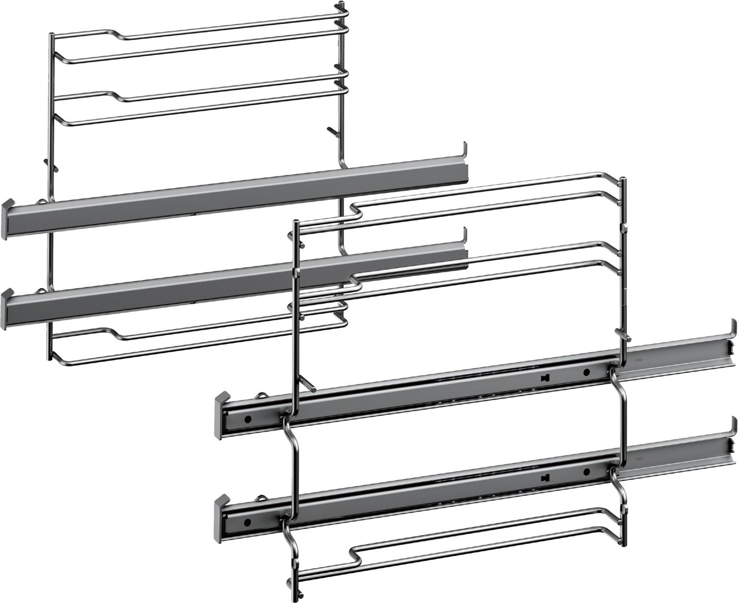 HEZ538200 Teleskopauszug 2-fach Herd/Backofen-Zubehör edelstahl