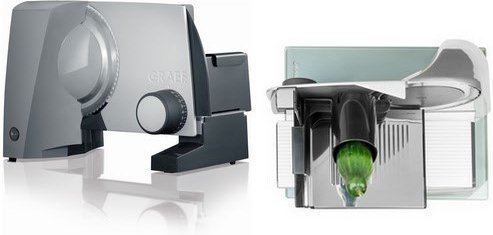 G 50 SKS + 1051 MiniSlice Aufsatz Allesschneider grau