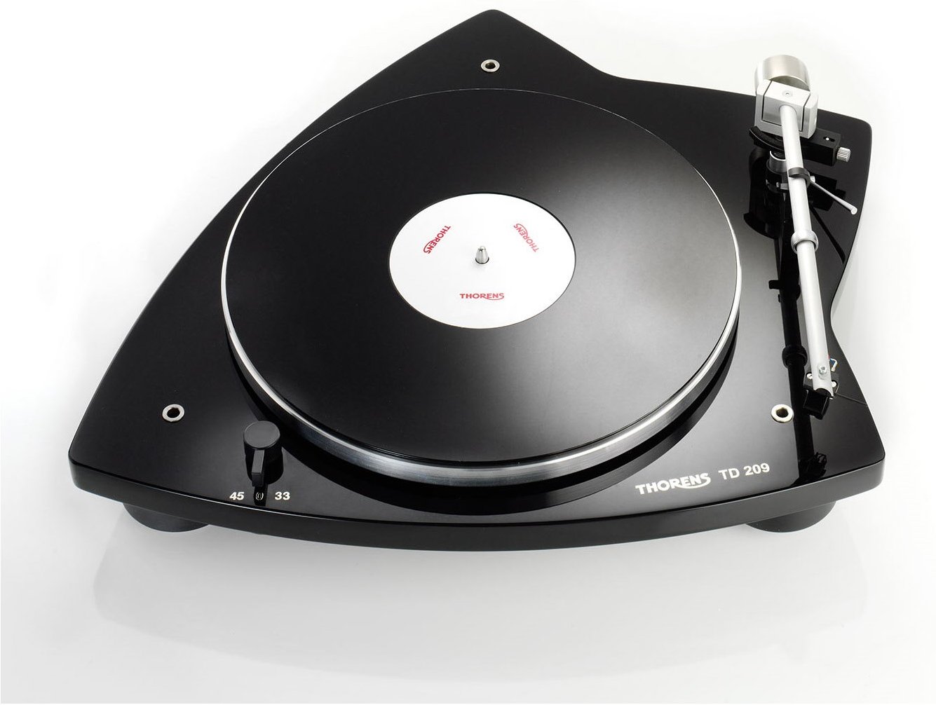 TD 209 Plattenspieler hochglanz schwarz