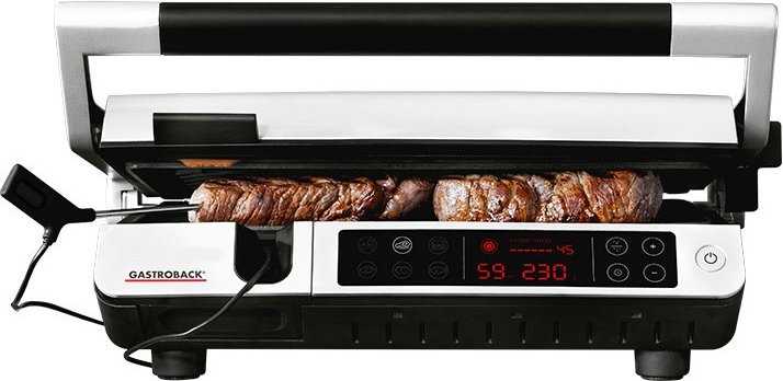 Design BBQ Advanced Control Kontaktgrill weiß/schwarz