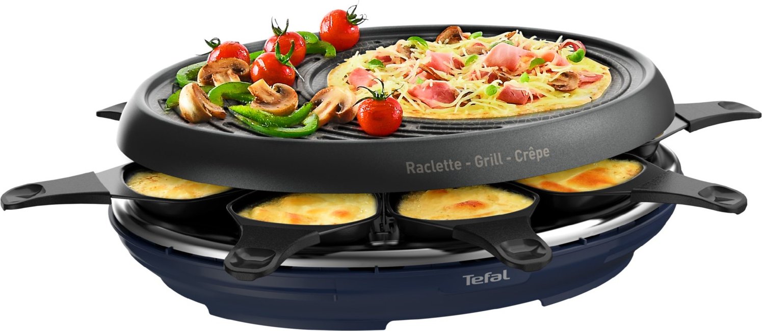 RE3104 Raclette 3in1 Raclette schwarz/blau
