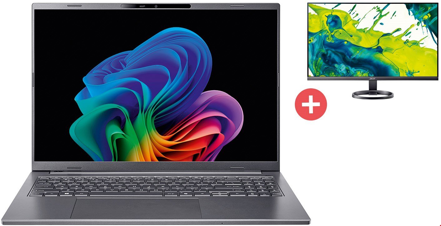Aspire 16 AI (A16-61M-R194) + Dein Geschenk: Acer Monitor R272Gymix
