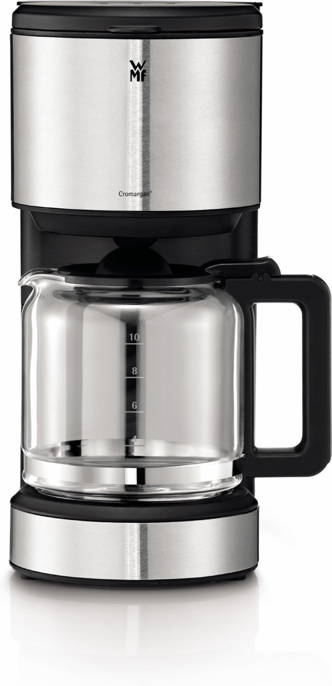 STELIO Aroma Kaffeemaschine Glas Kaffeeautomat cromargan