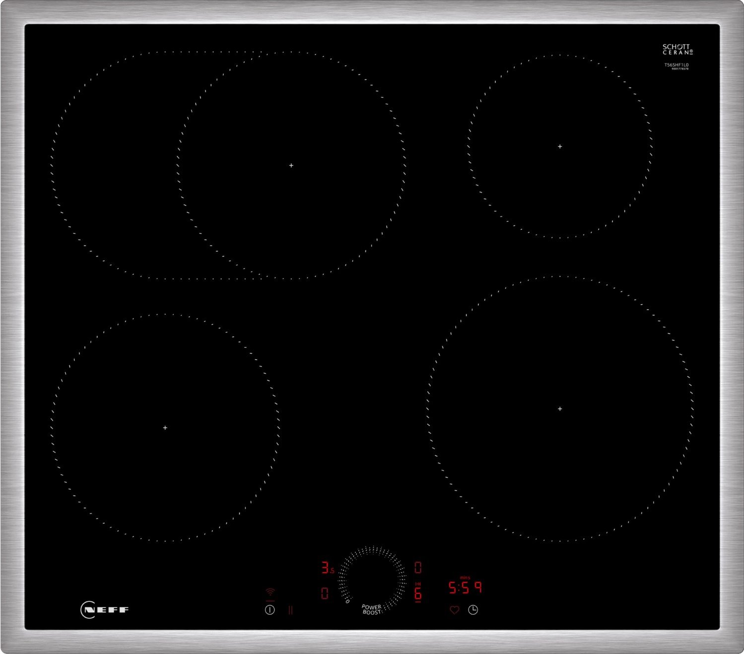 T56SHF1L0 Autark-Induktionskochfeld schwarz