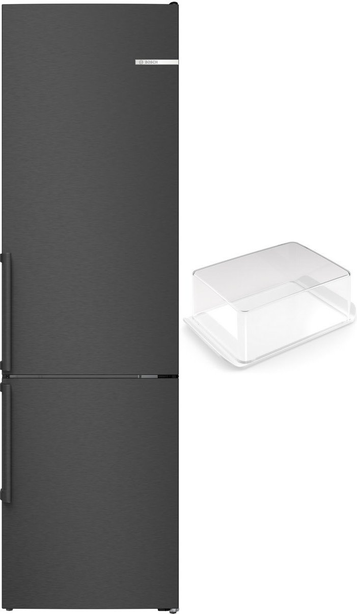 MKK69GNXAO Kühl-/Gefrierkombination bestehend aus KGN39VXAU + KSZGGM00 schwarzer stahl