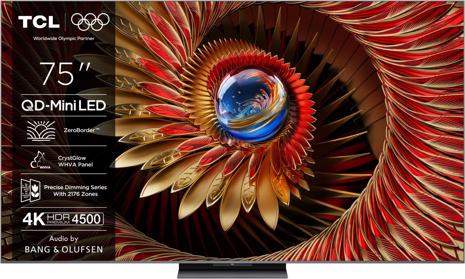75C89K 189 cm (75") QD-Mini LED TV brushed metal