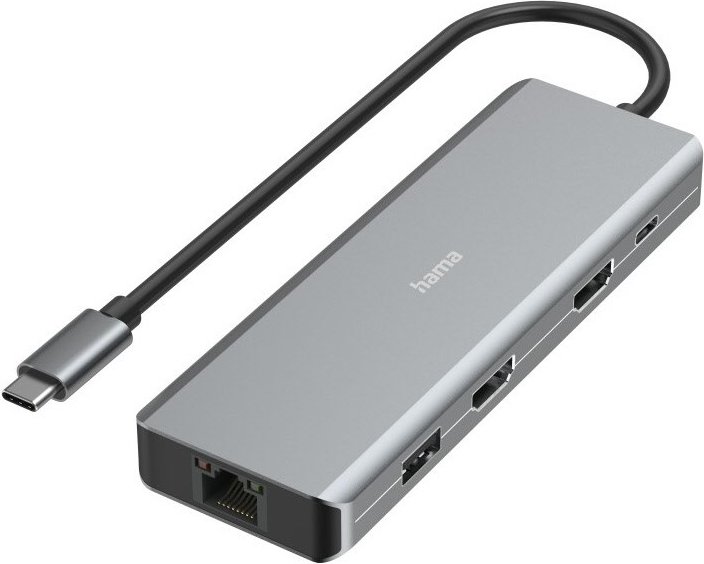 USB-C-Hub 9 Ports grau